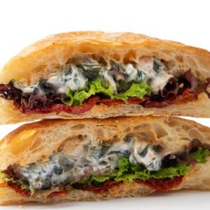 ساندویچ مرغ و اسفناج
